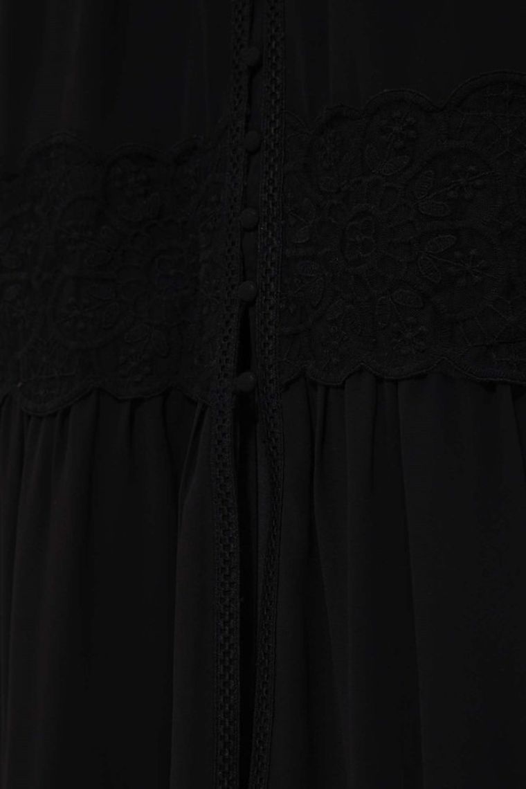 Sukienka damska, czarna, Moodo