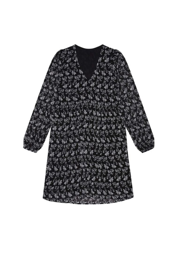 Sukienka damska, czarna, Moodo