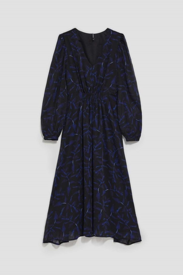 Sukienka damska, czarna, Moodo