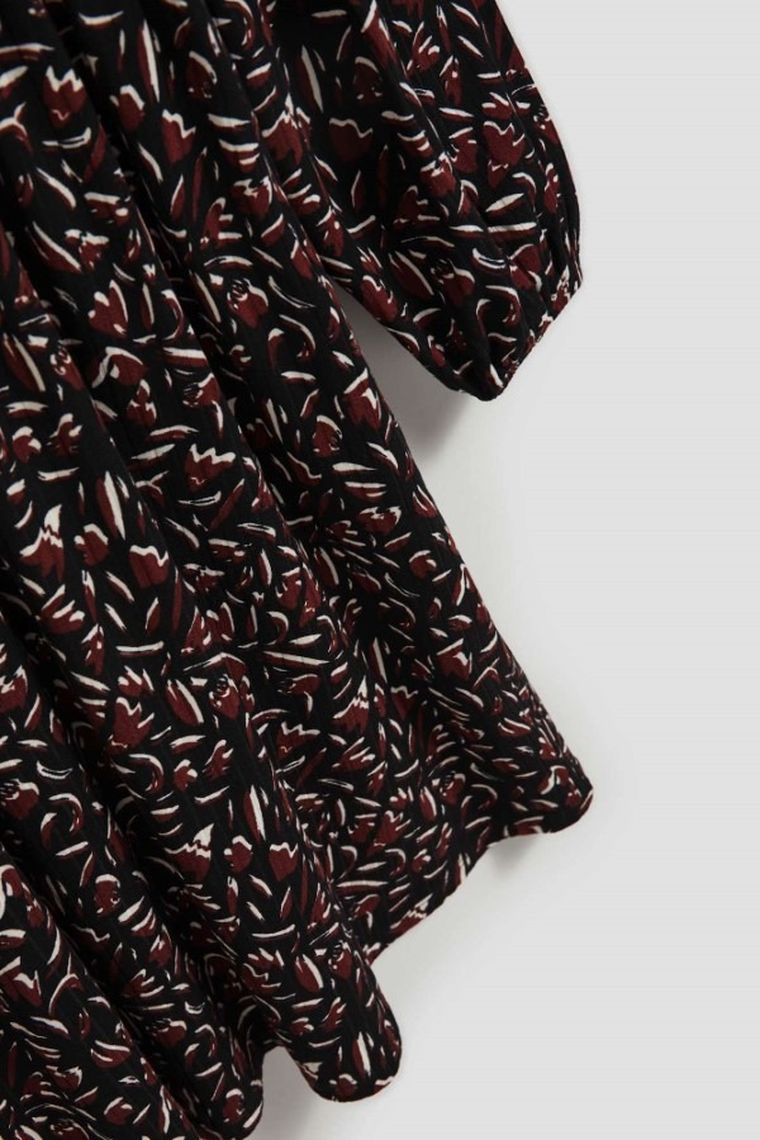 Sukienka damska, czarna, Moodo