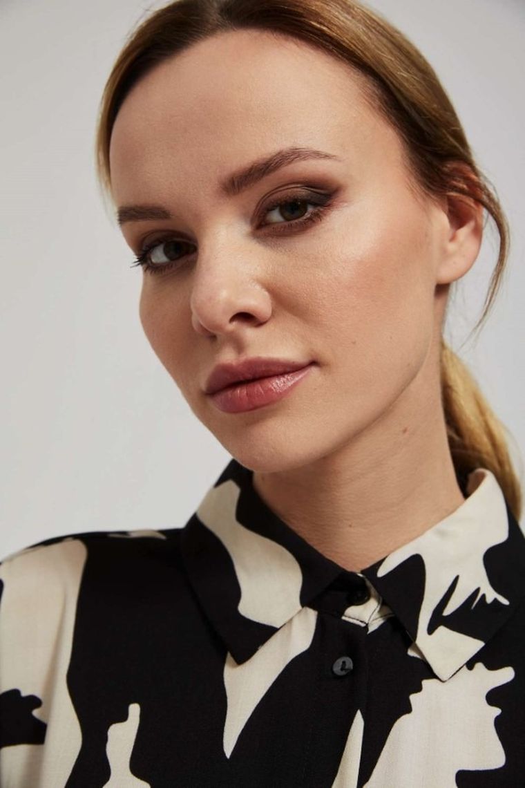 Sukienka damska, czarna, Moodo