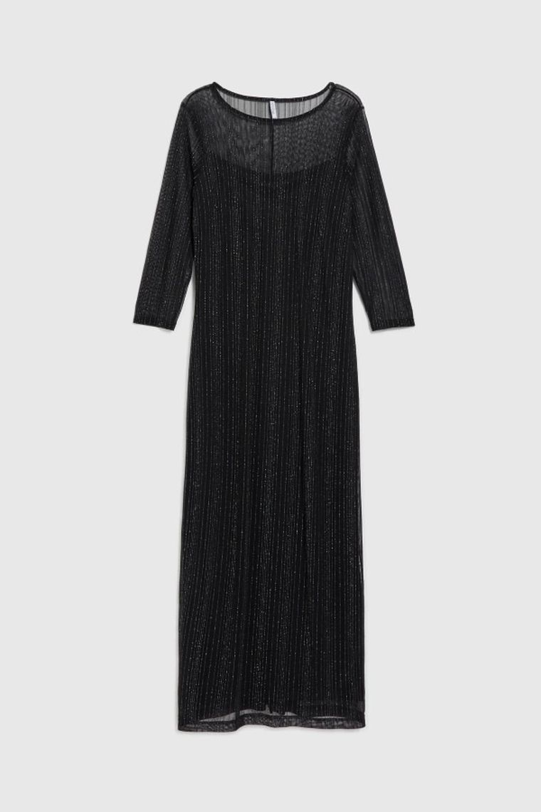 Sukienka damska, czarna, Moodo