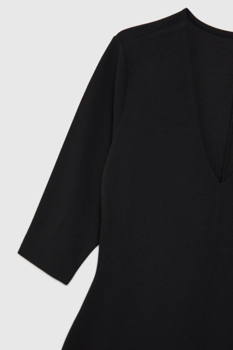 Sukienka damska, czarna, Moodo