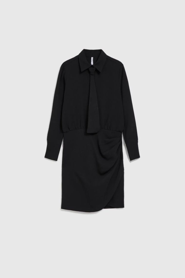 Sukienka damska, czarna, Moodo