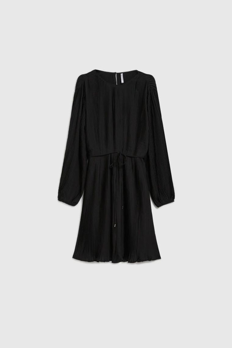 Sukienka damska, czarna, Moodo