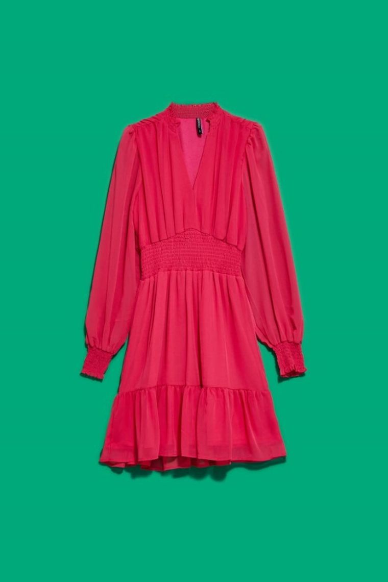 Sukienka damska, różowa, Moodo