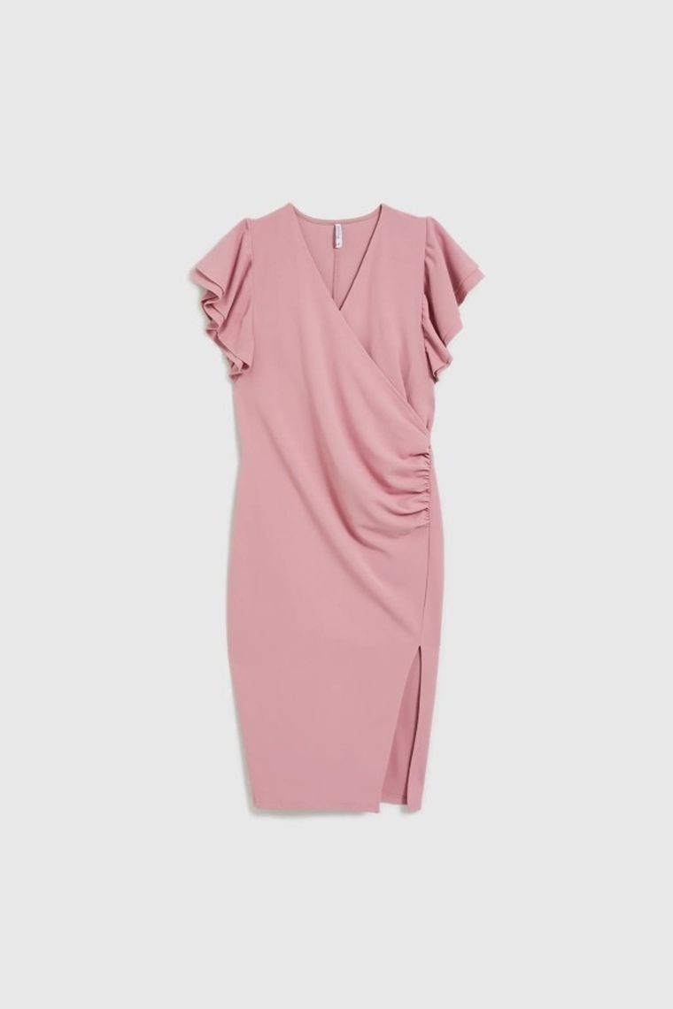 Sukienka damska, różowa, Moodo