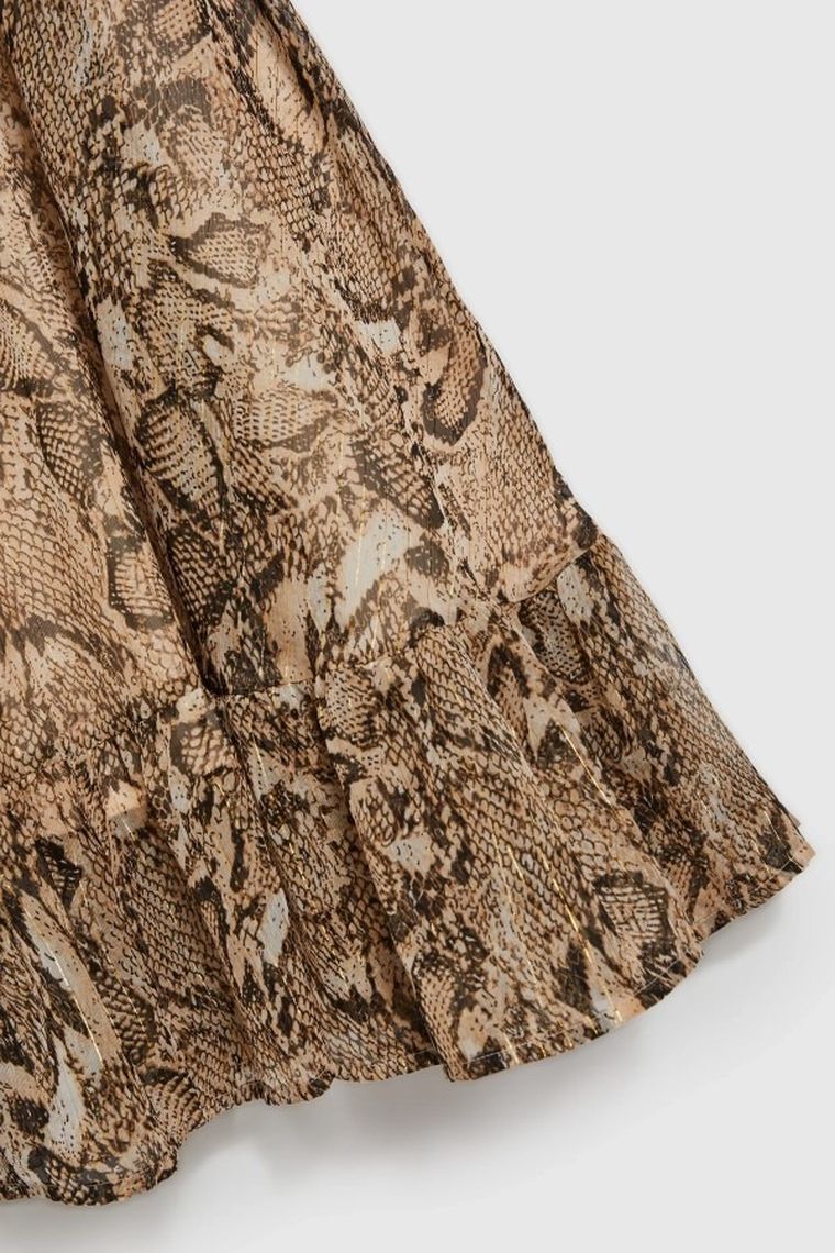 Sukienka damska, szara, Moodo