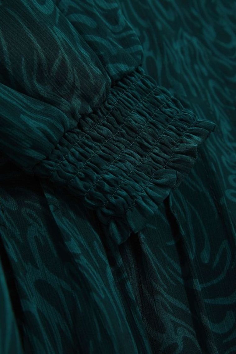 Sukienka damska, zielona, Moodo