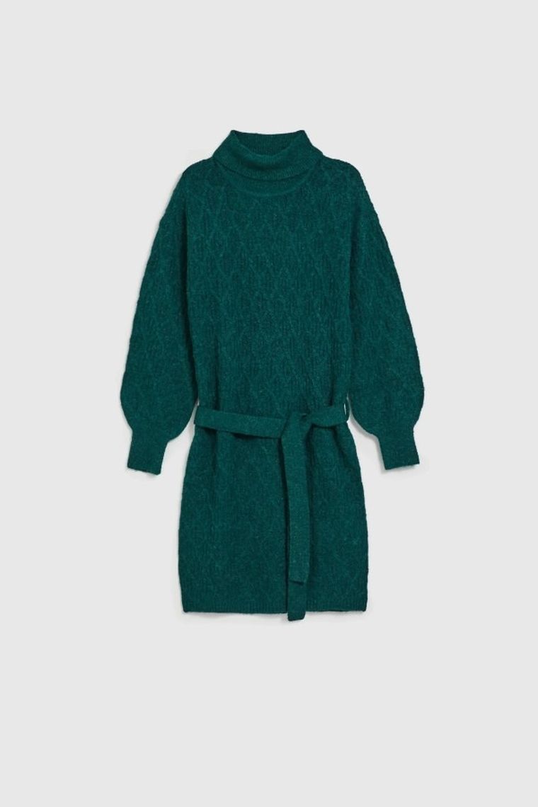 Sukienka damska, zielona, Moodo