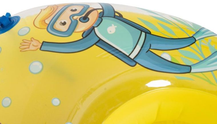 Sun Club, ponton plażowy, żółty, 112-70 cm