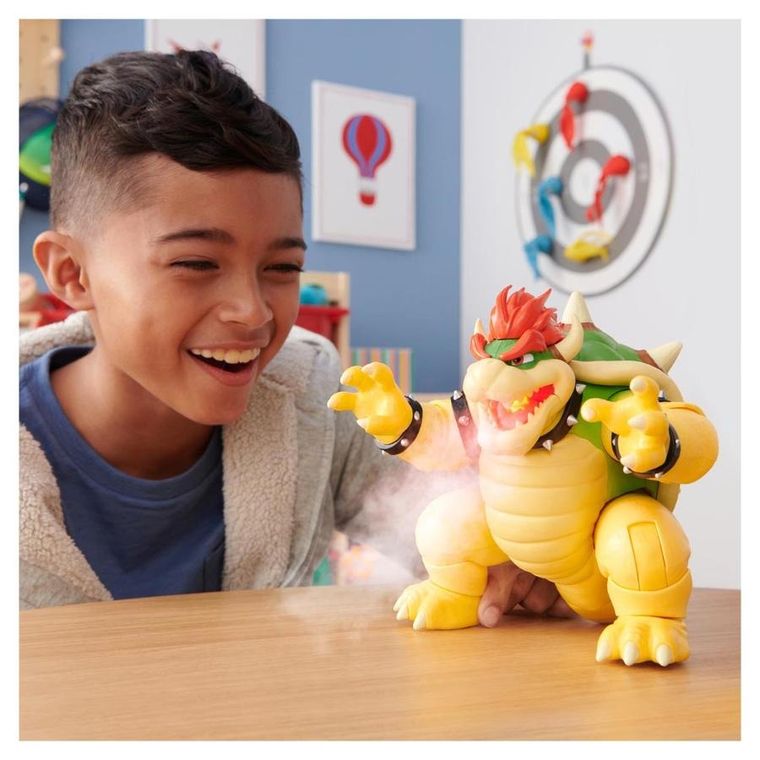 Super Mario, Bowser, figurka, 18 cm