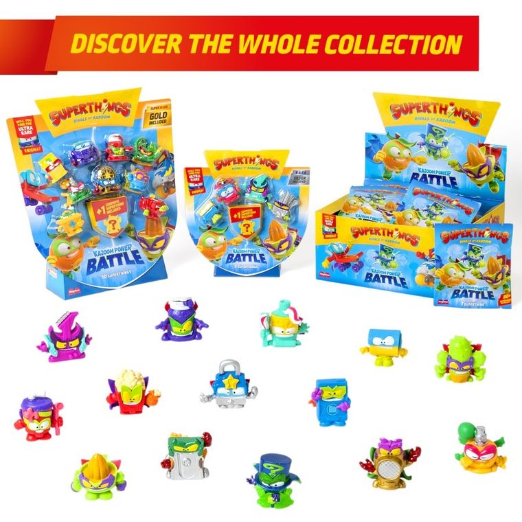 SuperThings, Kazoom Power Battle, zestaw figurek, 5 szt.