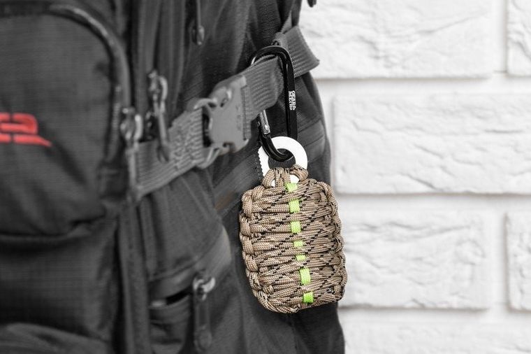 Survivalowy granat, Desert Camo, oliwkowy