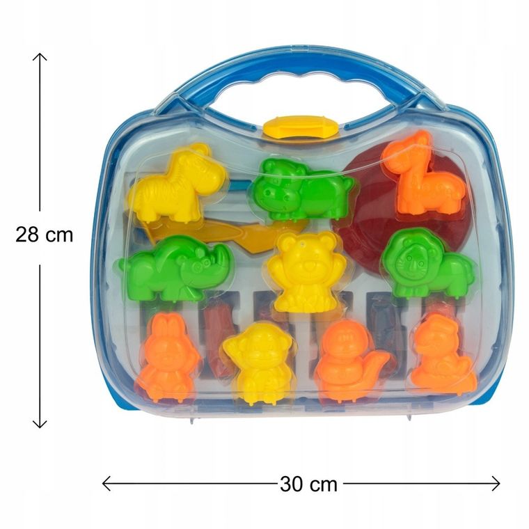 Swede, masa plastyczna w walizce