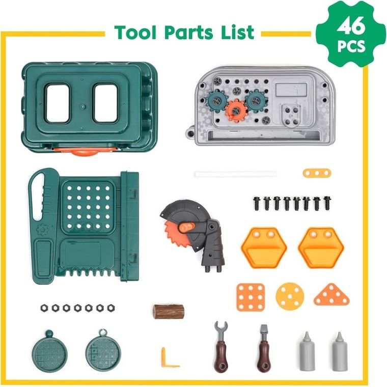 Swede, mini warsztat samochodowy z narzędziami, 46 elementów