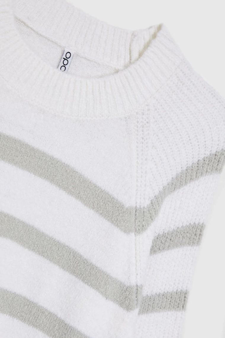 Sweter damski, biały, Moodo