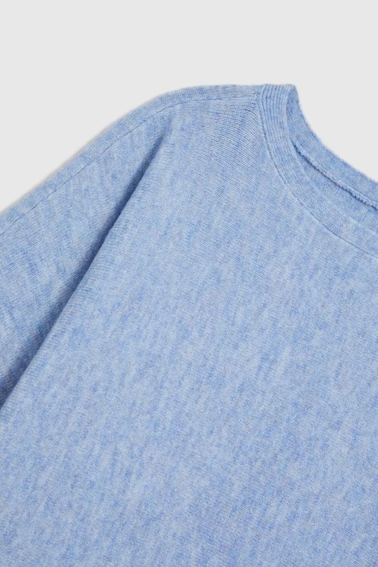 Sweter damski, niebieski, Moodo