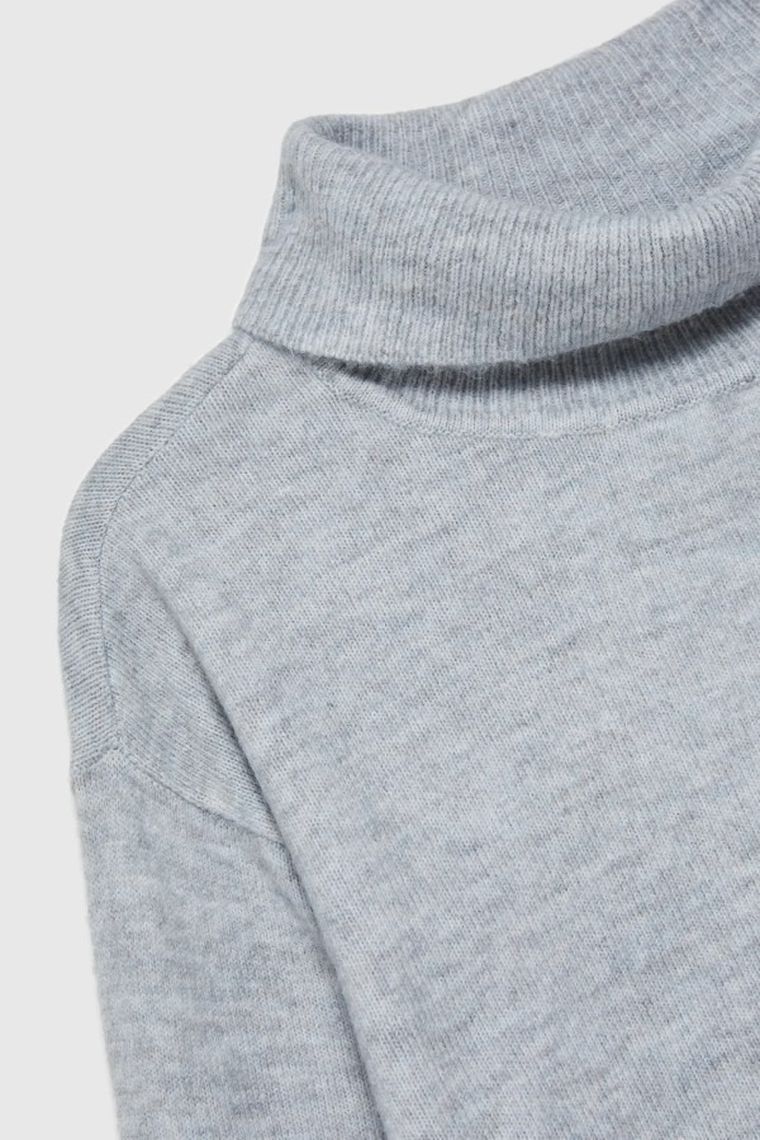 Sweter damski, szary, Moodo