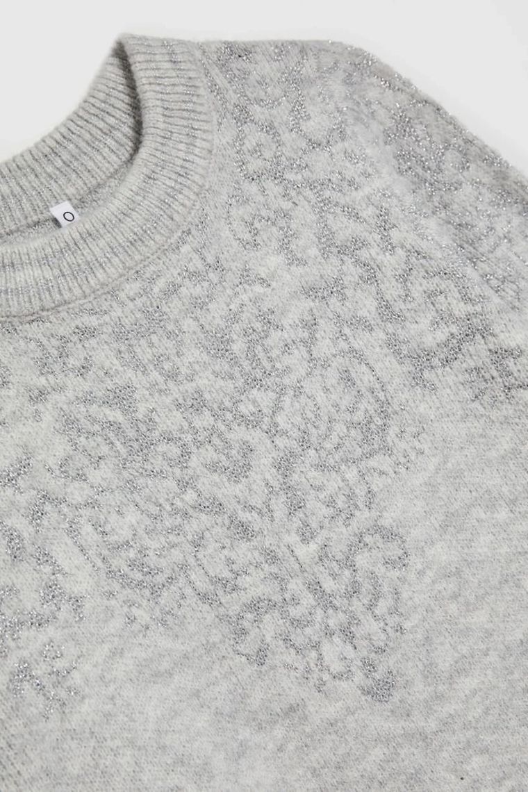 Sweter damski, szary, Moodo