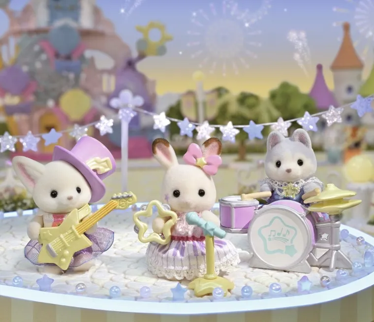 Sylvanian Families, 40th Anniversary, Koncert w krainie Sylvanian Families, figurki z akcesoriami, 5845