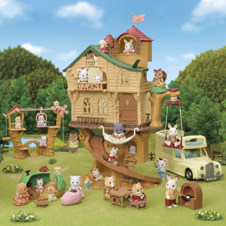 Sylvanian Families, Kolejka linowa z figurką, 5452