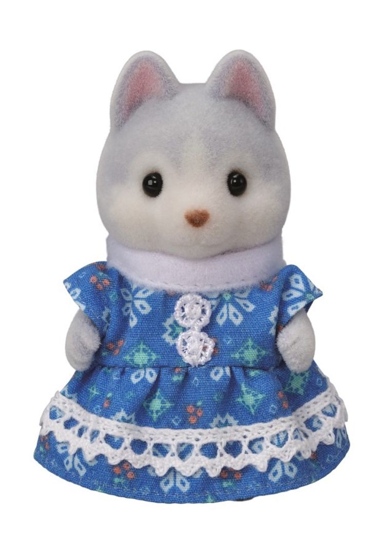 Sylvanian Families, Pieski Husky na rowerze, zestaw z figurkami, 5637