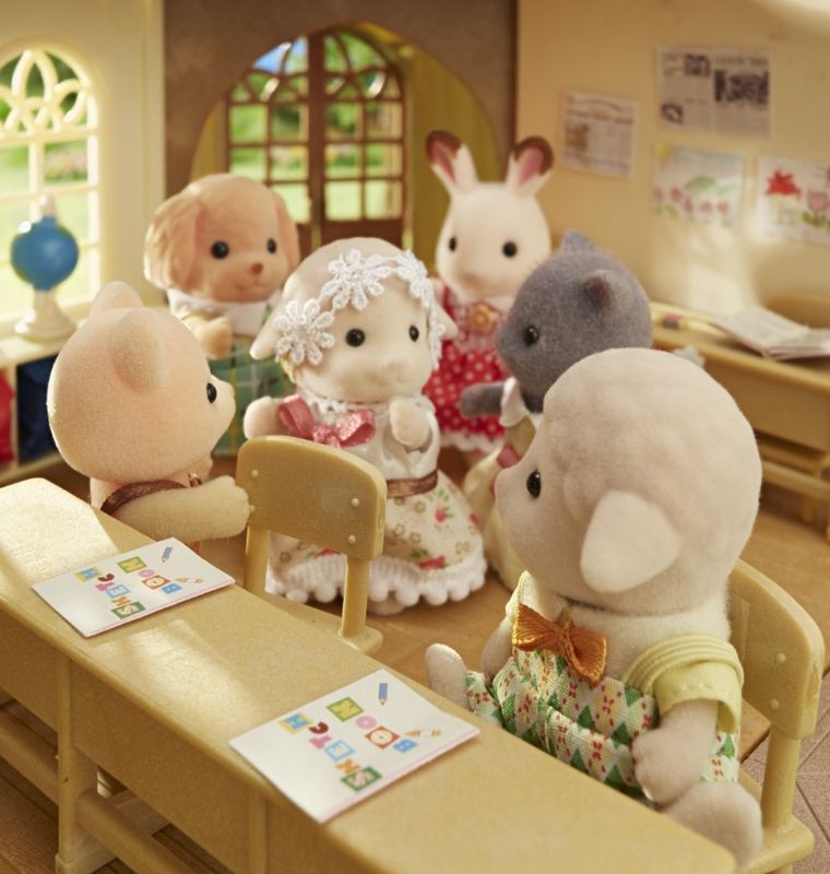 Sylvanian Families, rodzina owieczek, zestaw figurek, 5619