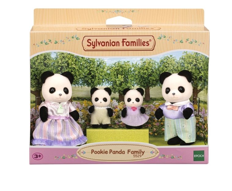 Sylvanian Families, Rodzina Pandy, zestaw figurek, 5529