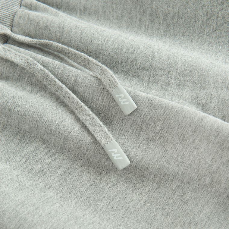 Szare spodnie dresowe z szeroką nogawką wide oversize NOWEAR