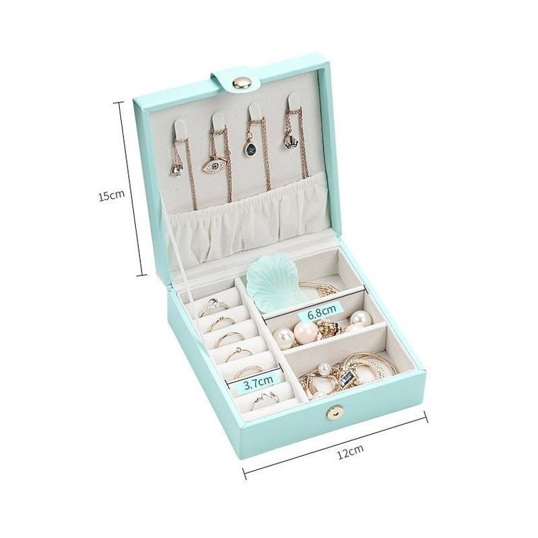 Szkatułka na biżuterię, Premium, Lelani, miętowa