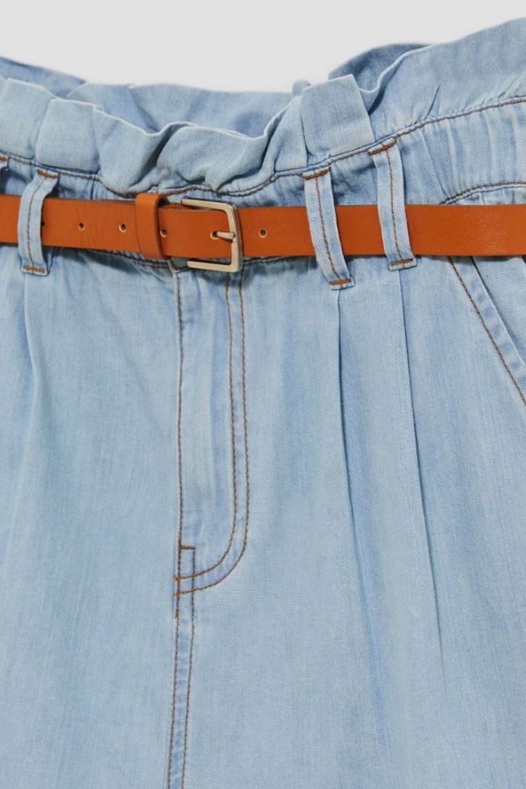 Szorty damskie, niebieskie, Moodo