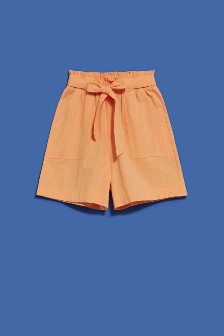 Szorty damskie, pomarańczowe, Moodo