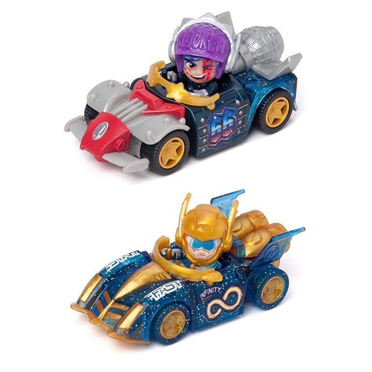 T-Racers, Light Speed, Car Racer, pojazd z figurką