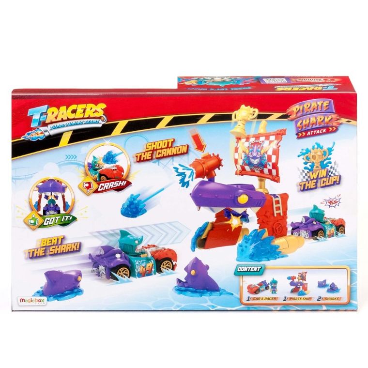 T-Racers, Pirate Shark, zestaw z wyrzutnią