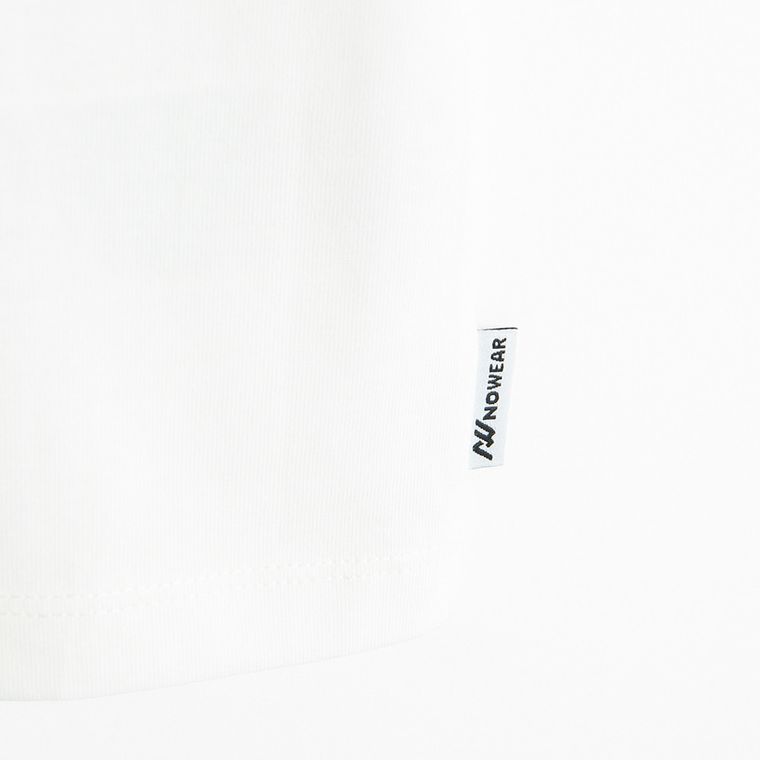 T-shirt oversize z bawełny czesanej NOWEAR