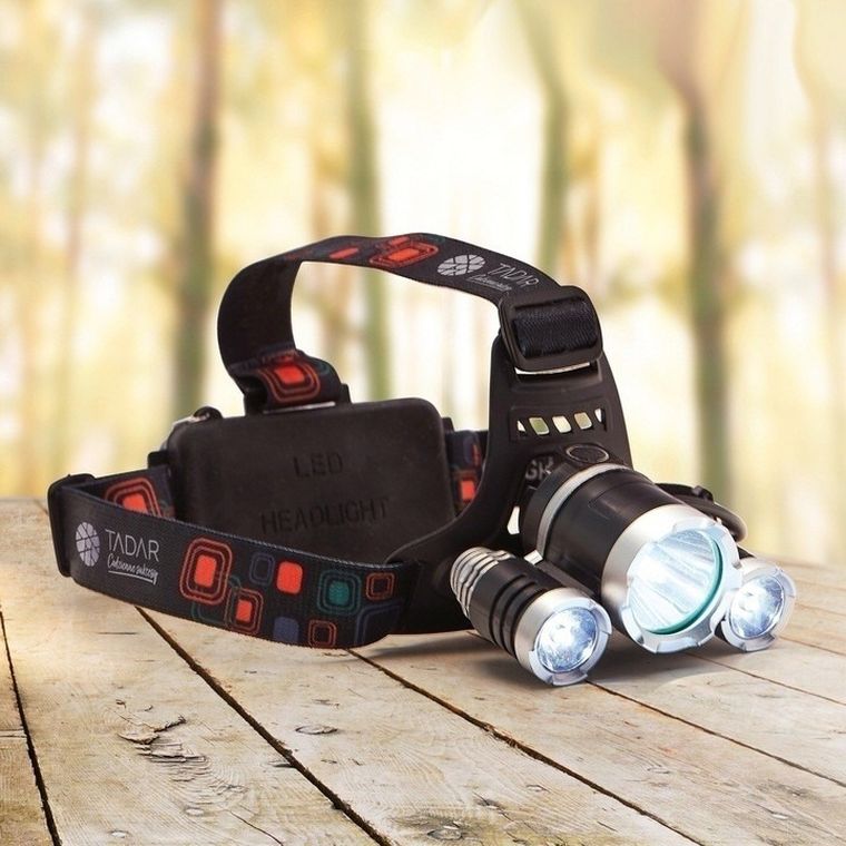 Tadar, latarka czołowa, 3 led