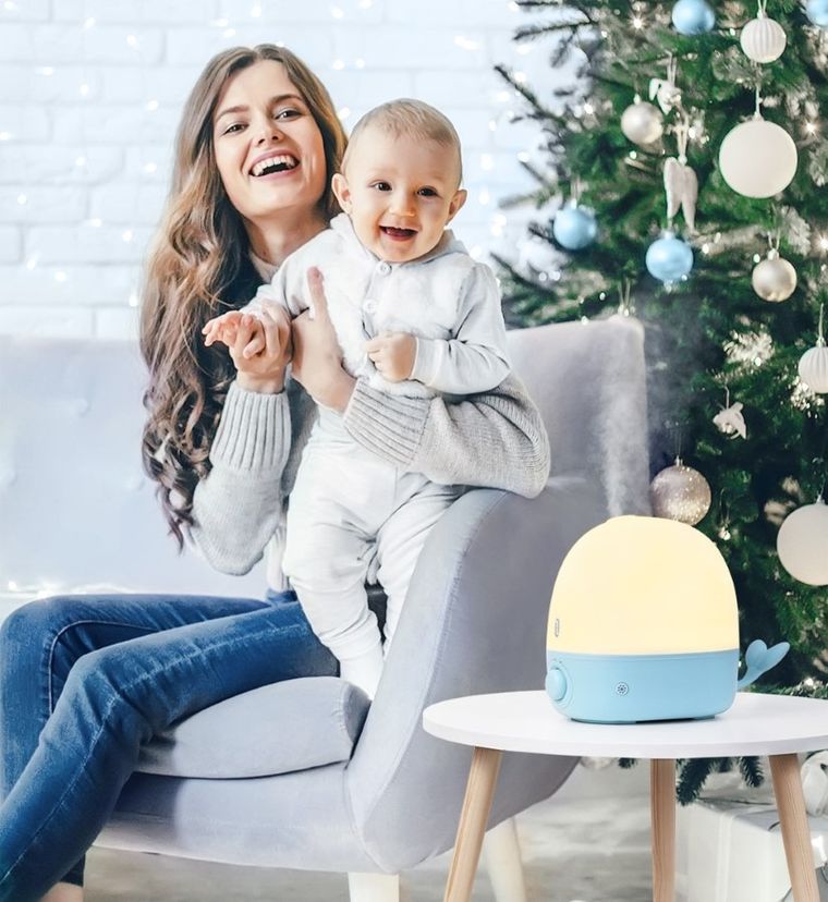TaoTronics, nawilżacz powietrza dla dzieci, z dyfuzorem olejków i lampką nocną