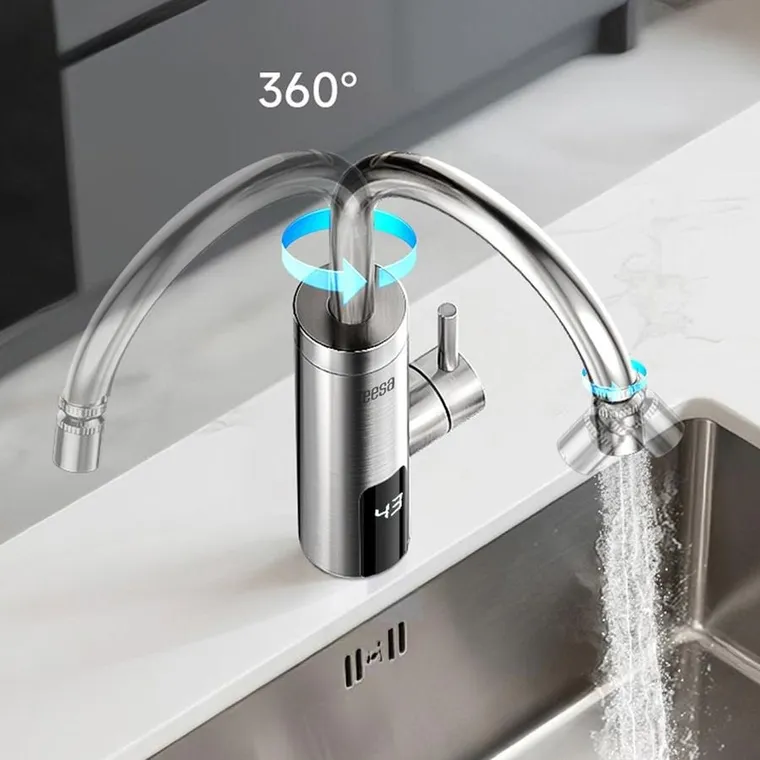 Teesa, przepływowy podgrzewacz wody, metalowy, TSA4106