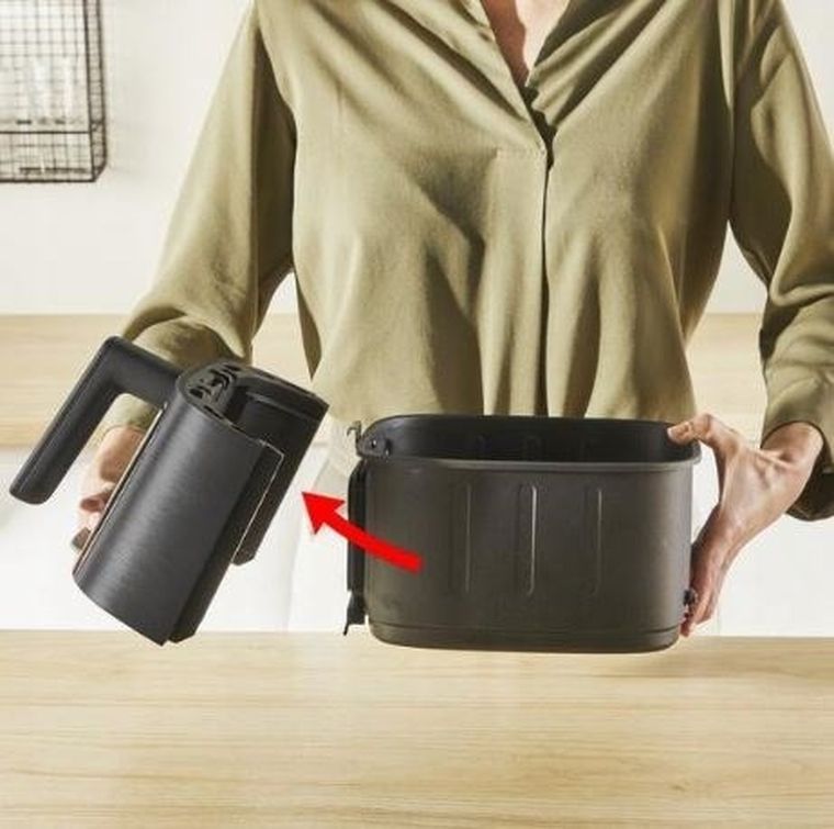 Tefal, frytownica, Easy Fry Silence Vision XL, EY5568