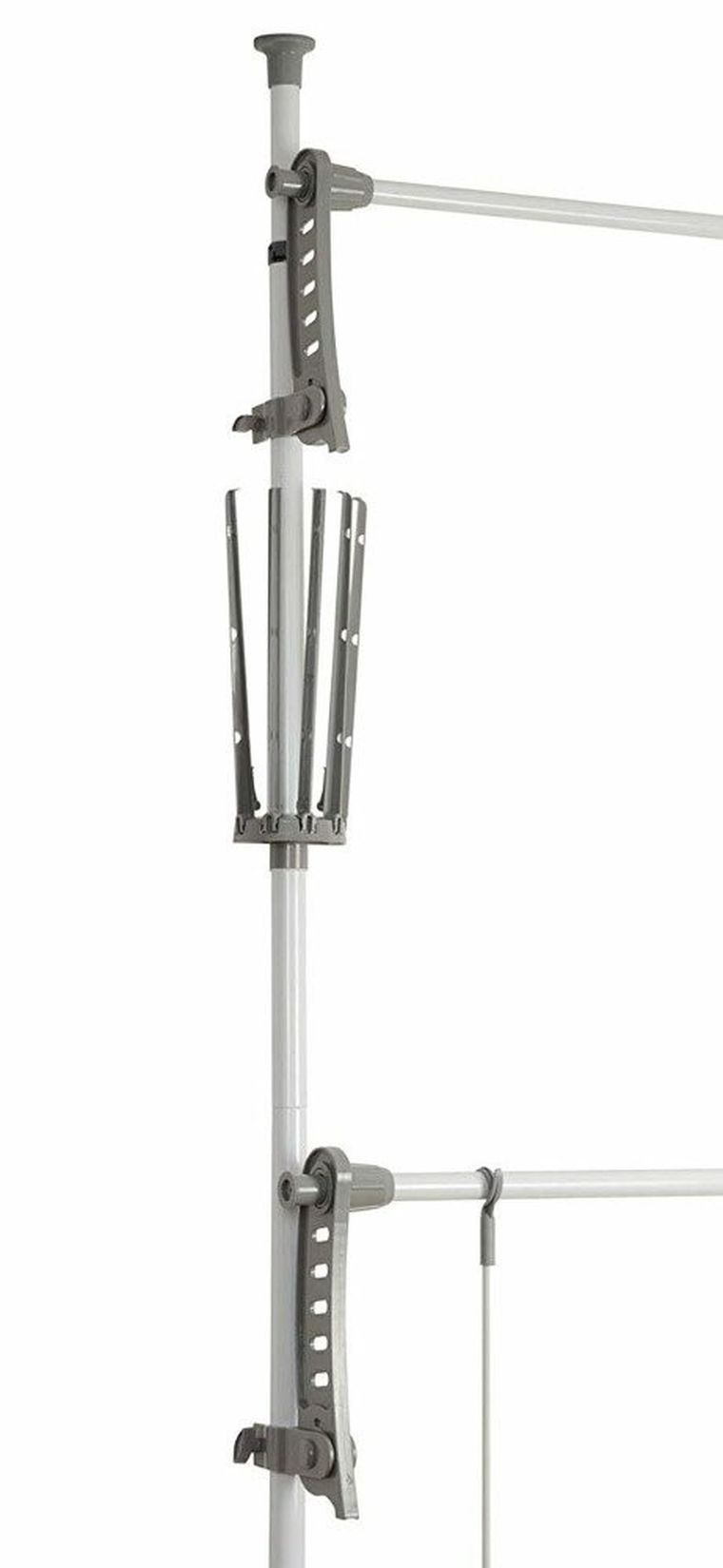 Teleskopowy wieszak na ubrania, Herkulex Flex, 165-300-116-190-36 cm