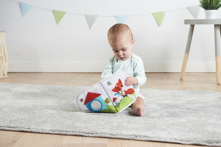 Tiny Love, Moje podróże, zabawa na łące, miękka książeczka