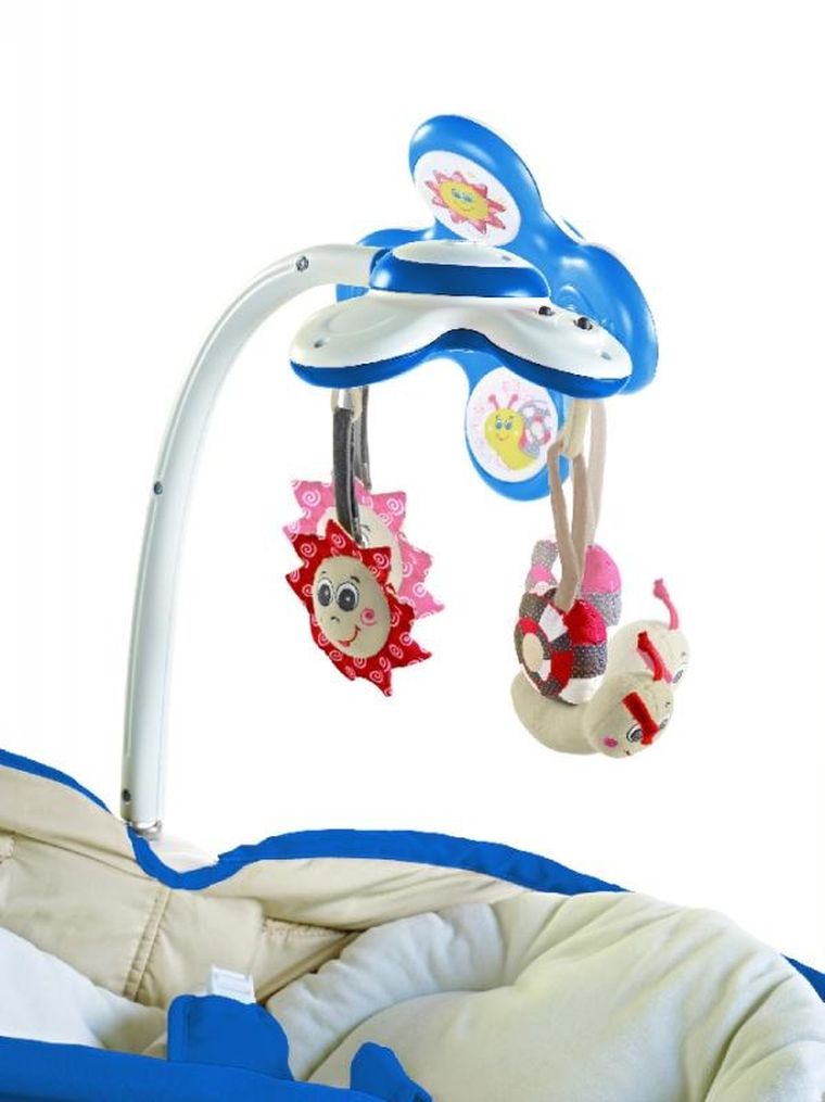 Tiny Love, Wielofunkcyjny leżaczek bujaczek łóżeczko, 3w1, niebieski