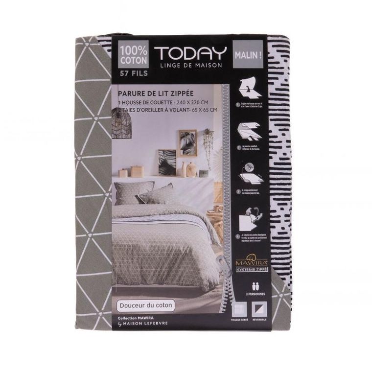 Today, pościel bawełniana mawira, dwustronna, 220-240 cm