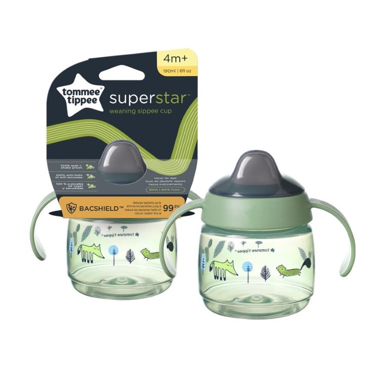 Tommee Tippee, Sippee, kubek treningowy, zielony, 190 ml