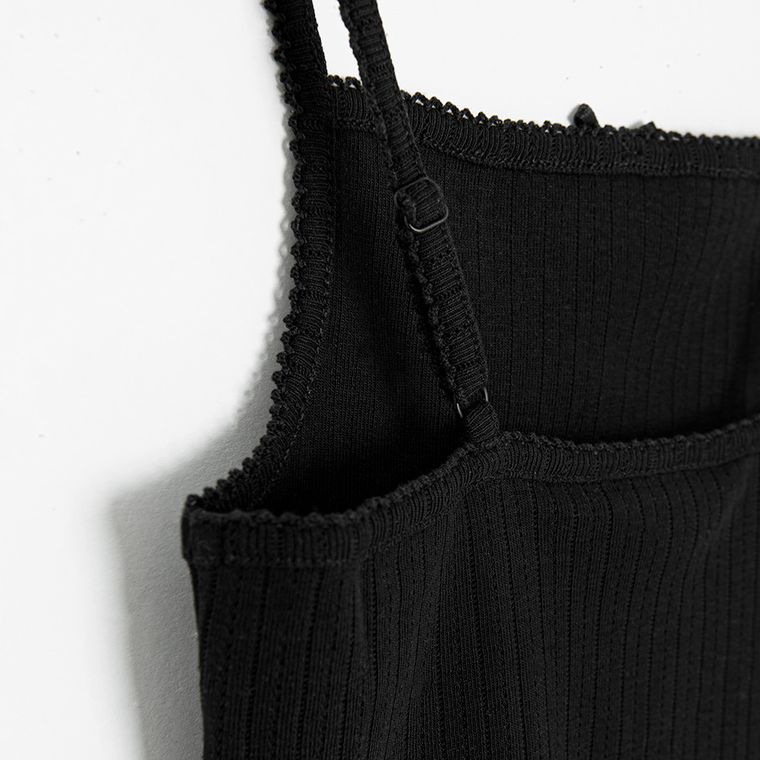 Top ażurowy z bawełny czesanej NOWEAR