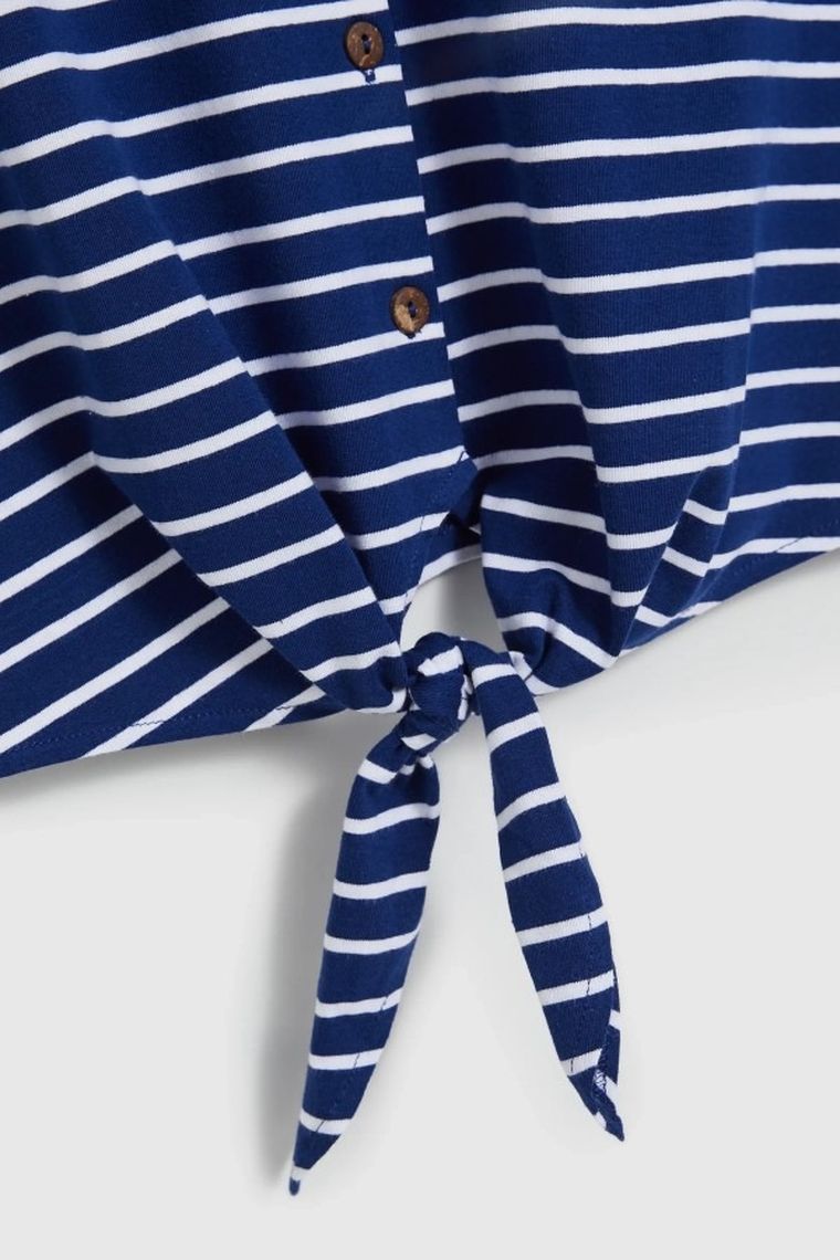 Top damski, niebieski, Moodo