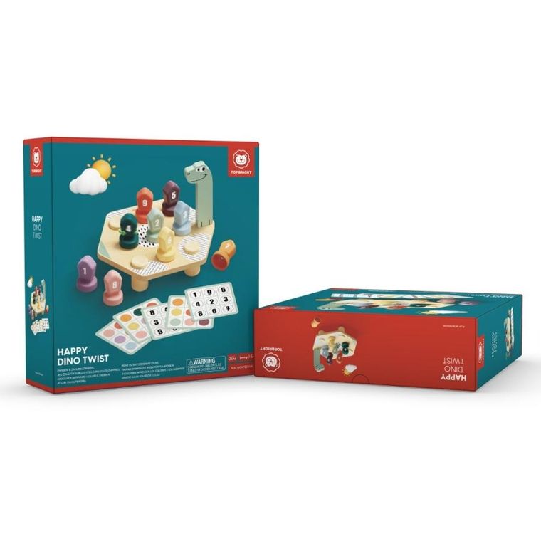 Topbright, Dino, gra do nauki kolorów i liczb