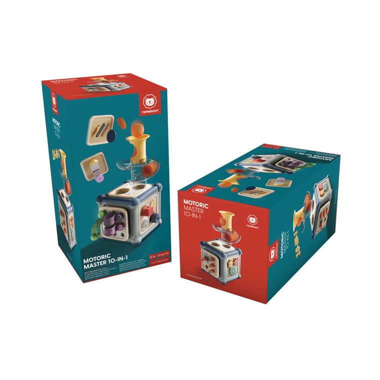 Topbright, Mistrz motoryki małej, kostka edukacyjna 10w1