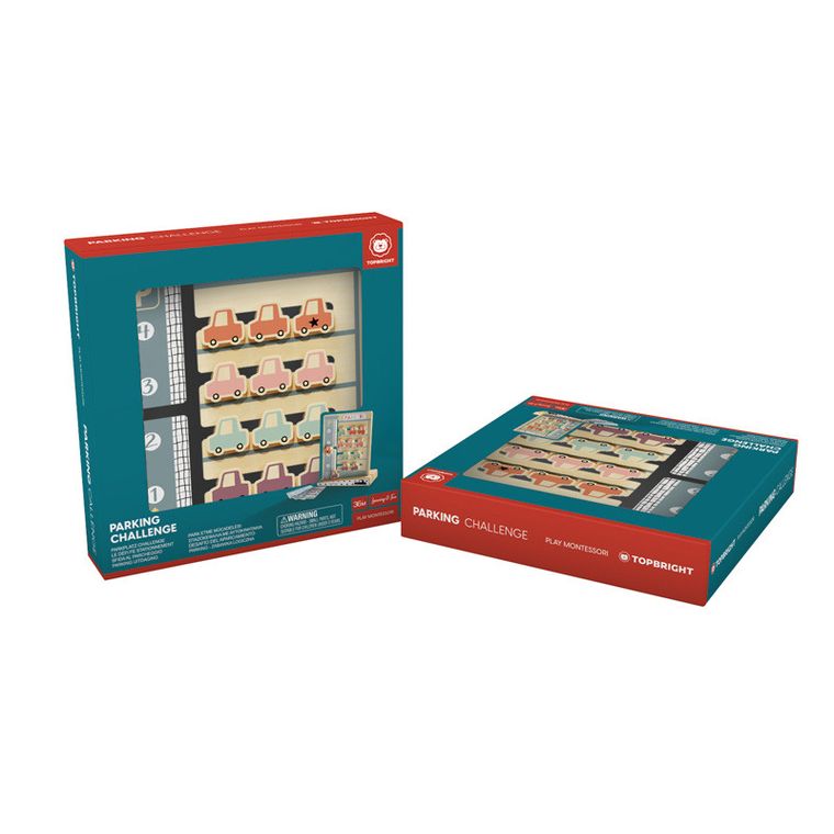 Topbright, Parking, drewniana układanka logiczna